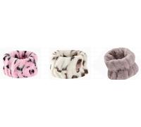 WUFGWBD 3 Pairs Of Wrist Rings, Lightweight Flannel, Leopard Pattern, Elastic Water Absorption, Waterproof Sleeves, Makeup Remover And Face Wash.