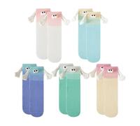 WUFGWBD 5 Pairs Of Magnetic Socks With Handles, Creative And Cute Socks With Handles, Colorful Couple Socks, Interesting Magnetic Socks, Bestie Socks