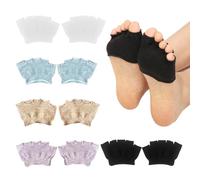WUFGWBD 5 Pairs Of Open Toe Socks For Women, Tabi Socks, Sweat-Absorbent Breathable Socks, Invisible Sports Socks, Yoga Socks