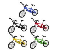 WUFGWBD 5-Piece Bicycle Model, Mini Bicycle, Creative Simulation Model, Desktop Decoration Ornaments, Children'S Bicycle Model Toy