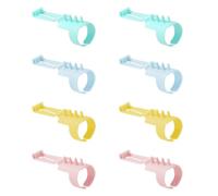 WUFGWBD 8 Pieces Of Yarn Splitters, Plastic Knitting Tools, Yarn Organizers, Portable Knitting Tools, Diy Knitting Accessories