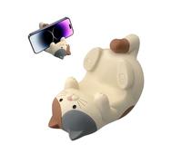 WUFGWBD Cat Mobile Phone Holder in Supine Position - Cute Cartoon Desktop Ornament and Accessory