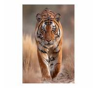 WUFIEA Tigers Art Canvas Wall Decor Canvas Painting Art Poster Wild Path Tigers for Home Living Room Bedroom Wall Decor space personalized decoration(Orange)-60x80cm Unframed