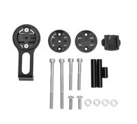 WUGHVS Giant PCR Cycling Computer Mount, Aluminum Alloy Handlebar Bracket, CNC Processed Durable Cycle Computer Holder with Action Camera and Headlight Mount for Blackbird iGPS WAHOO