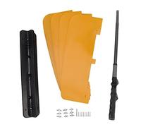 WUGHVS Golf Power Resistance Trainer, V Shaped Fan Blades Golf Swing Training Aid, Non Slip Grip for Golf Practice, Wind Resistance Swing Trainer with Hollow Slot Body, Improve Swing Cont (Orange)