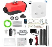 WUGMCNFBC Upgraded 12V 5KW Diesel Air Heater, 5kW Parking Heater Kit with Remote Muffler and LCD Display, Fast Heating for RV Truck, Boat, Bus, Car Trailer, RV(BLACK)