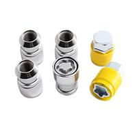 WUGMCNFBC Wheel Lock Lug Nut kit 1/2-20 Thread Size Anti Theft, Compatible with F-150 B250 G1500 Mustang & Wrangler Comanche Liberty CJ5 CJ6 & Cherokee Century Regal Wildcat starchief & More Model