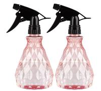 wugongshan 2 Pcs Spray Bottles, 500 ml/17 oz Empty Water Spray Bottles, Plastic Reusable Adjustable Mist Sprayer Squirt Bottles Containers Refillable for Cleaning Solutions, Gardening, Plants (Pink)
