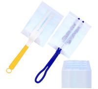 wugongshan 30 Pcs for Flash Duster Refills, for Swiffer Flash Dust Magnet Refills, for Flash Duster Dust Magnet Refills Electrostatic Dusters for Home Car Cleaning, with 2 Handles