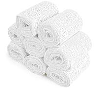 WuGU Baby Belly Plaster Bandages, 8 Rolls Plaster Imprint Bandages, 7.5 cm x 2.7 m Bandage Plaster Cast, Plaster Bandages for Crafts, Quick Drying, Pregnant Gift