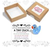 wuguimeii Little Reminders from Duck, Positive Gifts for Her Him Boyfriend Girlfriend, Mental Health Positivity, Gifts for Christmas, Box with Greeting Cards, Little Love Message Box(Duck)