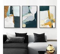 WUHBCZ Art Posters,3 Pieces-Modern Abstract Wall Art Marble Rustic Color Fine Art Canvas Prints Contemporary Pictures For Living Room Kitchen Office Bedroom Decor-40 * 60cm/16 * 20inch (No Frame)