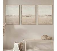 WUHBCZ Nordic Abstract Wall Art Bohemian Neutral Simple Neutral Canvas Posters and Prints Home Bedroom Office Living Room Decor Artwork-50 * 70cm*3PCS (sans cadre)