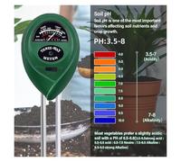 WUHGI 3 In 1 Soil Ph Meter Garden Farmland Acidity Soil Tester Sunlight Moisture Monitor For Indoor Outdoor Plantation Flower