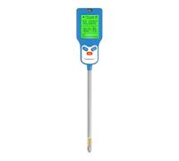 WUHGI 6 in 1 Soil Meter 90° Rotation Moisture Fertility PH Tester Temperature Air Humidity Sunlight Light Detector for Garden