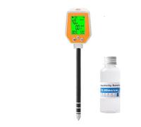WUHGI 6 In 1 Soil PH Meter Farm Garden Soil Moisture Tester Soil EC Detector Sunlight Intensity Air Humidity Soil Temp Test