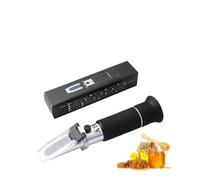WUHGI Handheld 10-30% Water Honey Brix Refractometer For Honey Sugar Concentration ATC Honey Moisture Meter Beekeep Tester