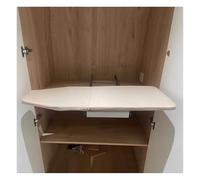 WUHGI Ironing board,Pull Out Ironing Board,Retractable Ironing Board,180° Rotation Retractable Iron Board W/Silent Track,for Home Apartment and Small Spaces