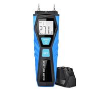 WUHGI Soil Test Kit Digital Wood Moisture Meter Wall Water Tester Humidity Meter Two Pins Hygrometer Concrete Cement Brick Detector LCD Display for Garden, Farm, Lawn Care