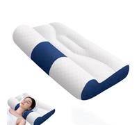 WuhnaroU 2025 Upgraded Ergonomic Pillow, Relieve Neck Pressure, Comfortable Sleep Pillow, Cervical Support Pillow, Suitable for Various Sleeping Positions (20X12X3in)