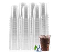 WUHUIXOZ 300 Pack Reusable PET Cups | 12 oz Clear Party Cups | Plastic Water & Beer Glasses