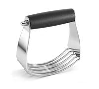 WUISOLQP Dough Blender Stainless Steel Pastry Cutter, Cookie Cutter Mixer for Baking Accessories Heavy-Duty Stainless Steel Baking Tool with Non-Slip Grip Dishwasher Safe, for Pie Biscuit Scone