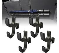 WujialingMM 4pcs Car Umbrella Hook,2025 New Universal Car Trunk Umbrella Hooks,Cars Umbrella Holder Clip Hook,Auto Trunk Umbrella Hook,No Drilling,Stable Installation,Suitable for Any Cars