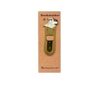 WUJIHE Japanese-Style Cat Metal Bookmark Hollowing Creative Pagination Mark Kawaii School and Office Supplies Gifts(Tear)