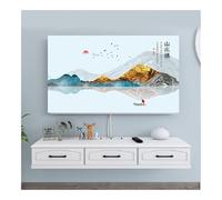 WUJIHE TV Cover Dust Cover Cover Towel 43 Inch 55 Inch 65 Inch 70 Inch 80 Inch 85 Inch Household Hanging LCD TV Dust Cover(J,65 inch)