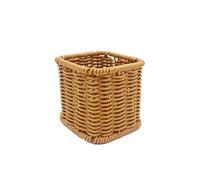 WuJiLiving Rattan Pencil Holder, Handmade Woven Pen cup, Remote Control Holder, Utensil Cutlery,Desk Accessories (1)