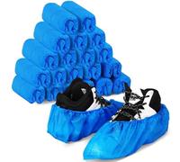 WUJUN 200Pack(100 Pairs) Blue Disposable Shoes Covers Boot Cover Waterproof, Dust-proof, Non-slip, Size Fit Most, Protect Your Shoes, Carpets and Floors. Cleaning Accessories