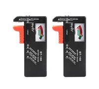 WUJUN Analogue Battery Tester Multi Size Battery Checker for AA AAA C D 9V 1.5V Button Cell Batteries (Requires No Battery for Operation) (2)