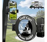 WUKO HUNT Golf Cart Phone Holder, 2-in-1 Magnetic & Clip Mount, 1-Second Install, 360° Rotation, Fits Yamaha, EZGO, Club Car, Epic, Perfect Golf Gift for iPhone & Android (2026 Model)