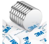 Wukong 32×3mm Magnets Strong, 8 Pack Self Adhesive Magnets, Strong Fridge Magnet for Whiteboard, Wooden Boards and Tiles