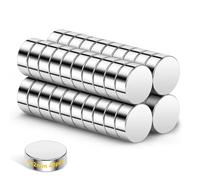 Wukong 6×2mm Mini Magnets, 40 Pack Strong Magnet, Small Round Magnet Craft Magnets for Whiteboard, Notice Board and Fridge