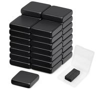 Wukong Black Strong Magnets 10x10x3mm | 30 Pack, Fridge Magnets, Office, Notice Boards, Whiteboard, DIY Project