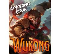 Wukong Coloring Book: Mythical Wonders Realm Coloring Pages featuring Enchanted Fairy Tale Scenes and Simple Mystical Landscape Illustrations for All Ages
