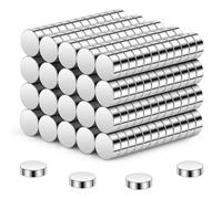 Wukong Craft Magnets 6x2mm - 250pcs Mini Round Magnet for DIY, Models, Fridge, Home & Office