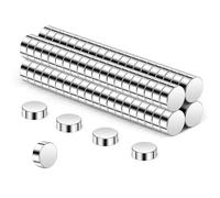 Wukong N45 Magnets 5x2mm | 80 Pack, Strong Mini Magnets for Craft, Round Miniature Mangets for Models Craft DIY Refrigerator Home Office
