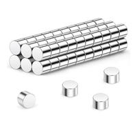 Wukong N45 Tiny Magnets 2x2mm | 60 Pack, Small Round Magnets for Craft, Miniature Mangets for Models Craft DIY Refrigerator Home Office