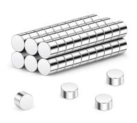 Wukong N45 Tiny Magnets 3x2mm | 60 Pack, Small Round Magnets for Craft, Miniature Mangets for Models Craft DIY Refrigerator Home Office