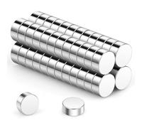 Wukong N45 Tiny Magnets, 5x2mm | 50 Pack Magnets Small for Refrigerator, Office, 3D Printer, Model and DIY Project
