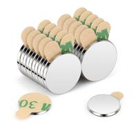 Wukong Round Magnets 10x1mm | 20 Pack, Extremely Strong Mini Magnets for Magnetic Board, Refrigerator, Craft, Office, Kitchen