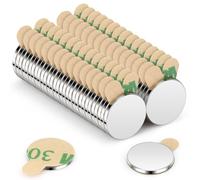 Wukong Round Magnets 10x1mm | 60 Pack, Extremely Strong Mini Magnets for Magnetic Boards, Refrigerator, Craft, Office, Kitchen