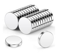 Wukong Round Magnets 10x2mm | 20 Pack, Extremely Strong Mini Magnets for Magnetic Pin Board, Refrigerator, Craft, Office, Kitchen