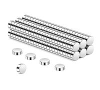 Wukong Small N45 Magnets 3x1mm | 150 Pack, Strong Mini Magnets for Craft, Round Miniature Mangets for Models Craft DIY Refrigerator Home Office