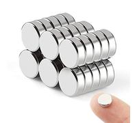Wukong Strong Refrigerator Magnets 8mm X 3mm | 30 Pack, Multi-Use Dry Erase Board Magnet Office Magnets Durable Magnet for Fridge/Door/Whiteboard/Map/Screen(30pcs)