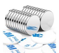 Wukong Super Strong Magnets, 20x2 mm | 20 Pack Heavy Duty Round Magnets for Fridge, Crafts, Pin Board, Notice Board, Office Crafts