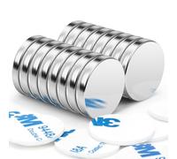 Wukong Super Strong Magnets, 20x3 mm | 16 Pack Heavy Duty Round Magnets for Fridge, Crafts, Pin Board, Notice Board, Office Crafts