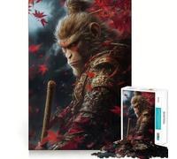 Wukong The Monkey King 1000 Piece Jigsaws for Adults Think Training Play Tight Lock No Loose Pieces Unique Gift for Stress Relief (38x52cm)